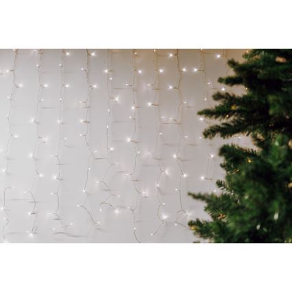 LED spoljna zavesa CURTAIN 480xLED/8,4W/230V 3x3 m IP44 hladno belo