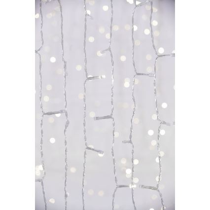 LED spoljna zavesa CURTAIN 480xLED/8,4W/230V 3x3 m IP44 hladno belo