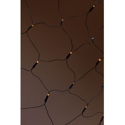 LED spoljna zavesa NET 240xLED/7,2W/230V 1,5x2 m IP44 topla bela
