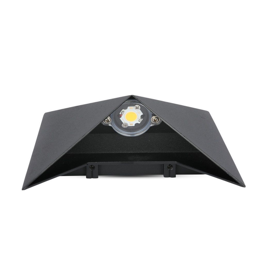 LED spoljna zidna svetiljka LED/5W/230V 3000K IP65 crna