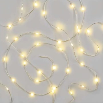 LED spoljni božićni lanac 120xLED/17m IP44 topla bela