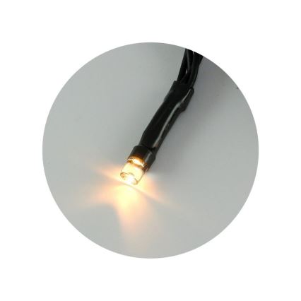 LED spoljni lanac 100xLED/2 funkcije/3xAA 10,8m IP44 topla bela
