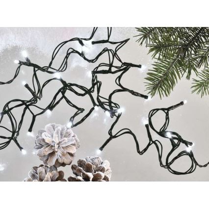 LED spoljni lanac 80xLED/13m IP44 hladne bele boje