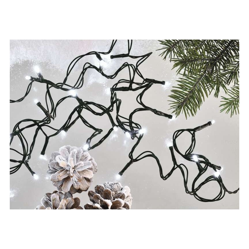 LED spoljni lanac 80xLED/13m IP44 hladne bele boje