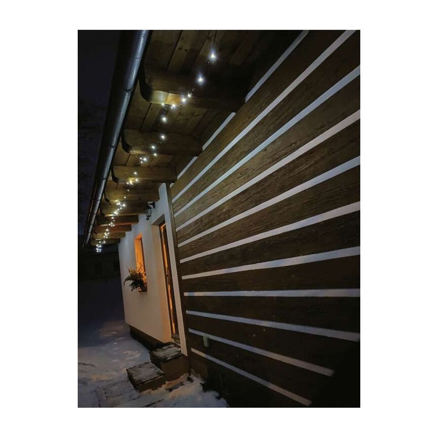 LED spoljni lanac 80xLED/13m IP44 hladne bele boje