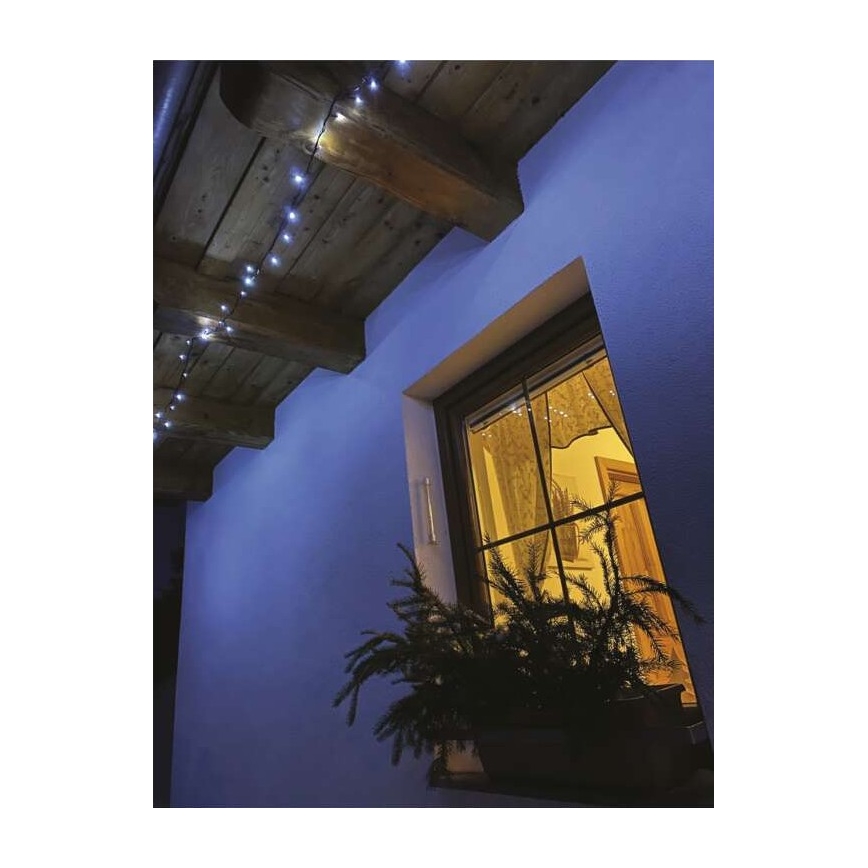 LED spoljni lanac 80xLED/13m IP44 hladne bele boje