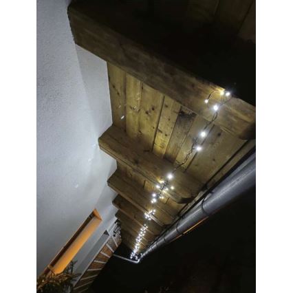 LED spoljni lanac 80xLED/13m IP44 hladne bele boje