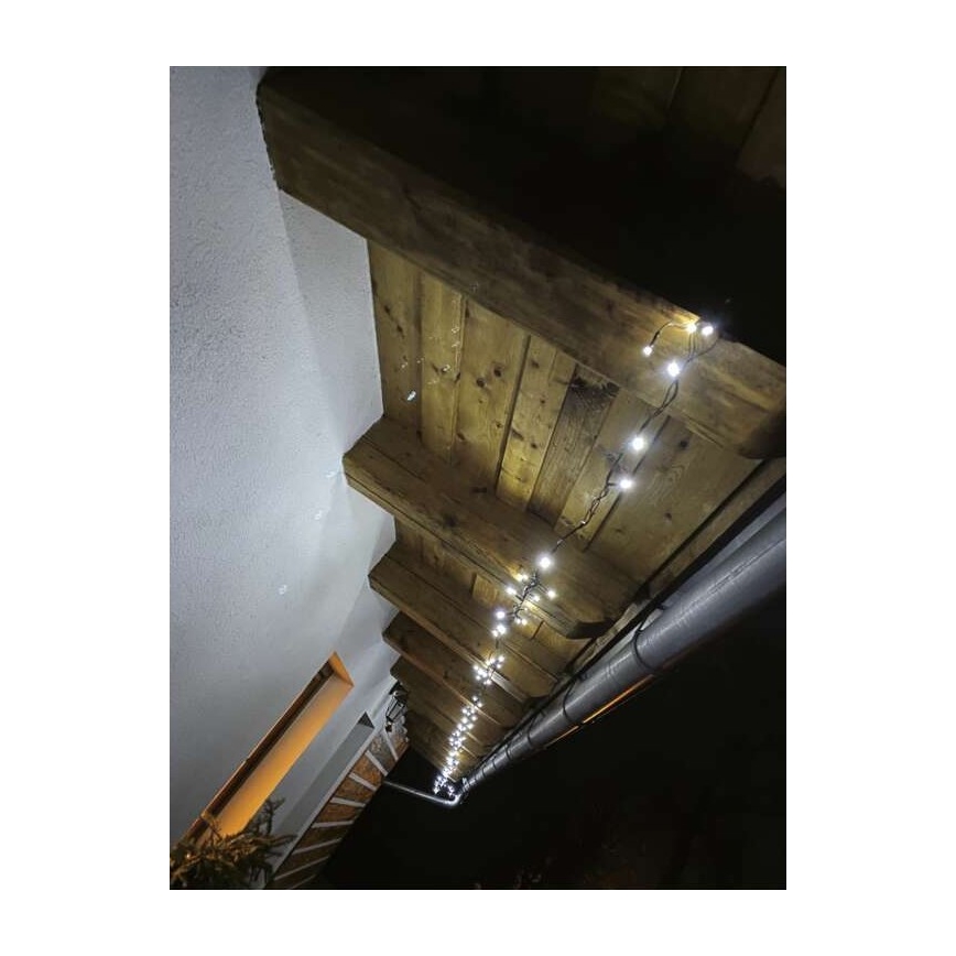 LED spoljni lanac 80xLED/13m IP44 hladne bele boje