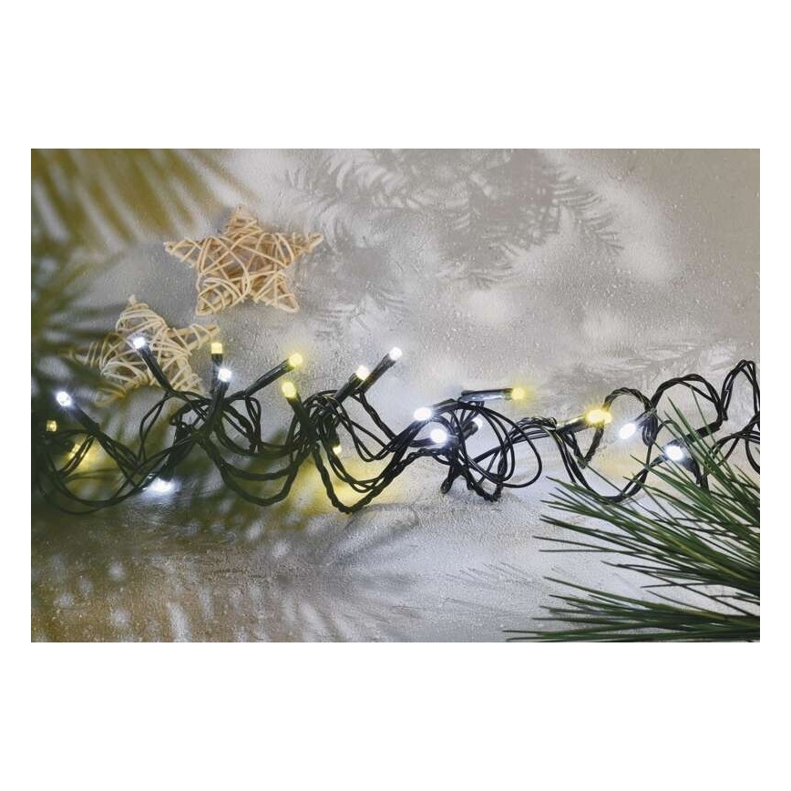 LED spoljni lanac 80xLED/2 funkcije 13m IP44 toplo/hladno belo