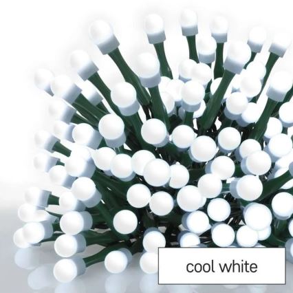 LED Spoljni lanac 80xLED/8 funkcija 13m hladno belo IP44