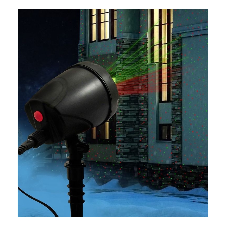 LED spoljni laserski projektor LED/5W/230V IP44