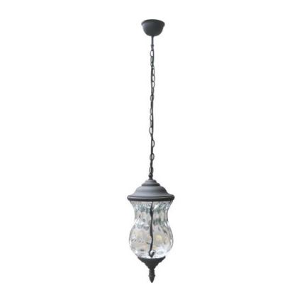LED spoljni luster na lancu MARSYLIA 3xLED/3W/230V crna