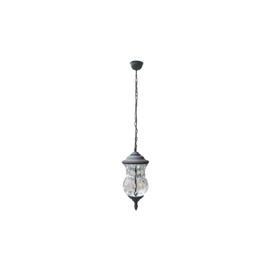 LED spoljni luster na lancu MARSYLIA 3xLED/3W/230V crna
