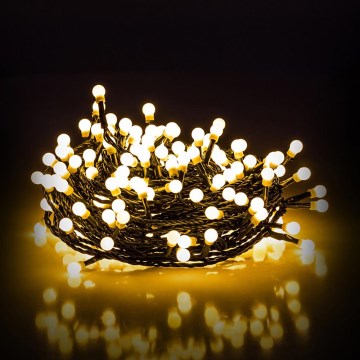 LED spoljni niz 100xLED/8 funkcija 15m IP44 topla bela