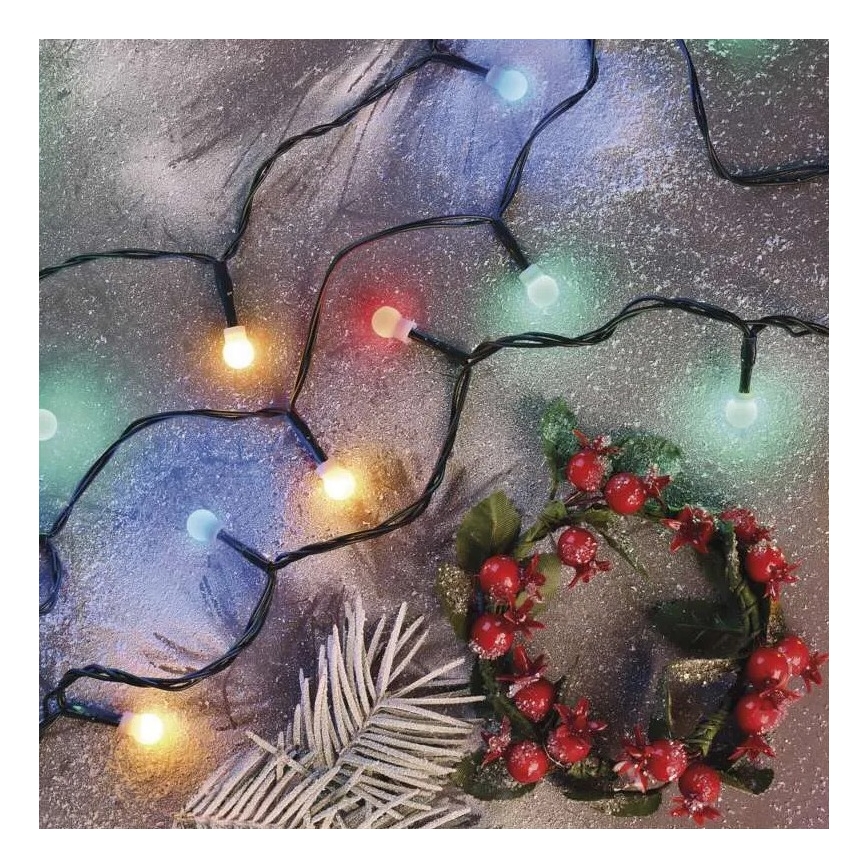 LED spoljni niz, 80 LED, 8 režima, 13 m, višebojni, IP44