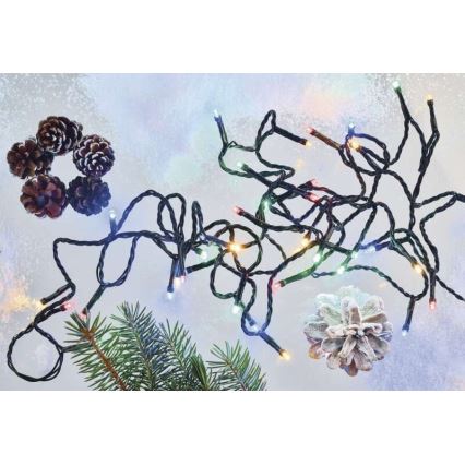 LED spoljni niz lampica 80xLED/13m IP44 višebojni