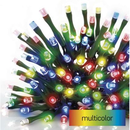 LED spoljni niz lampica 80xLED/13m IP44 višebojni