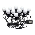 LED spoljni niz STRING 5m 10xLED/0,5W/230V IP44 3000K