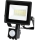 LED spoljni reflektor sa senzorom LED/20W/230V IP44 6500K crna