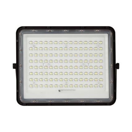 LED spoljni solarni reflektor LED/20W/3,2V 6400K, crni, IP65, 16000 mAh + daljinski upravljač