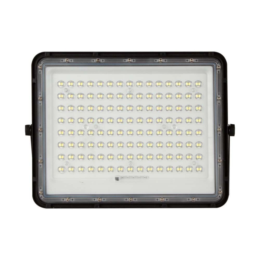 LED spoljni solarni reflektor LED/20W/3,2V 6400K, crni, IP65, 16000 mAh + daljinski upravljač