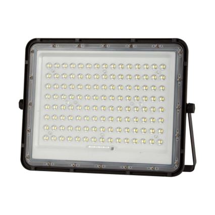 LED spoljni solarni reflektor LED/20W/3,2V 6400K, crni, IP65, 16000 mAh + daljinski upravljač