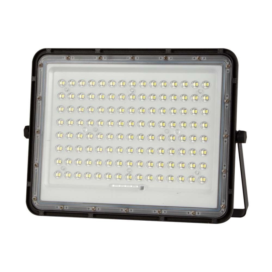 LED spoljni solarni reflektor LED/20W/3,2V 6400K, crni, IP65, 16000 mAh + daljinski upravljač