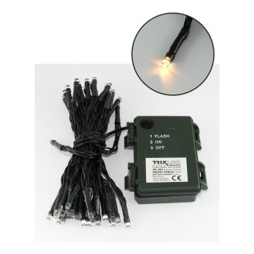 LED spoljni svetleći niz 50xLED/2 funkcije 5,4m IP44 toplo belo svetlo