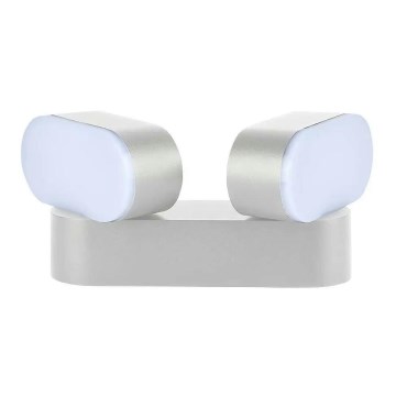 LED spoljno fleksibilno zidno svetlo 2xLED/12W/230V IP65 sivo