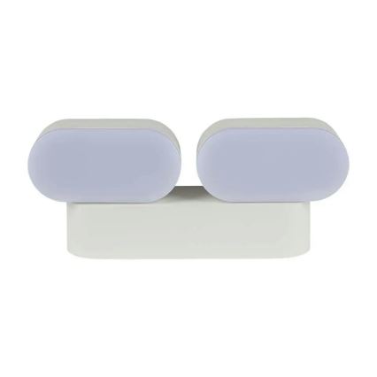 LED spoljno fleksibilno zidno svetlo 2xLED/12W/230V IP65 sivo