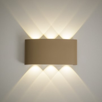 LED spoljno zidno svetlo ARROW LED/6W/230V IP54 bež