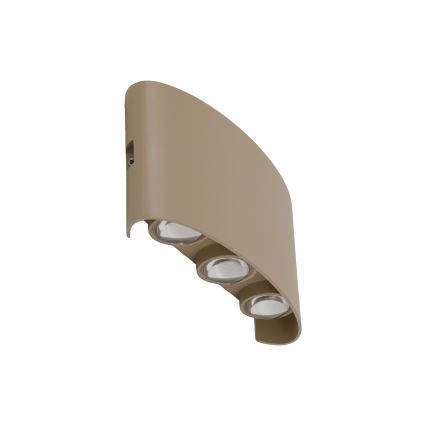 LED spoljno zidno svetlo ARROW LED/6W/230V IP54 bež