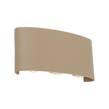 LED spoljno zidno svetlo ARROW LED/6W/230V IP54 bež