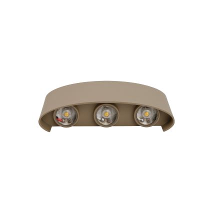 LED spoljno zidno svetlo ARROW LED/6W/230V IP54 bež