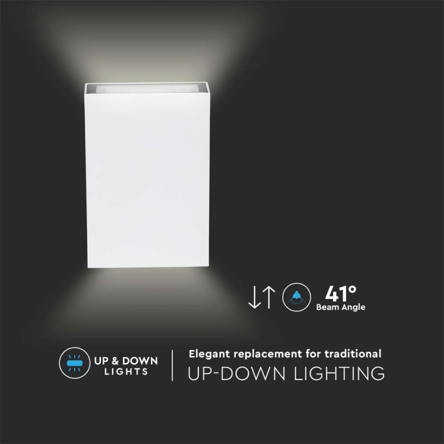 LED spoljno zidno svetlo LED/4W/230V 3000K IP65 belo