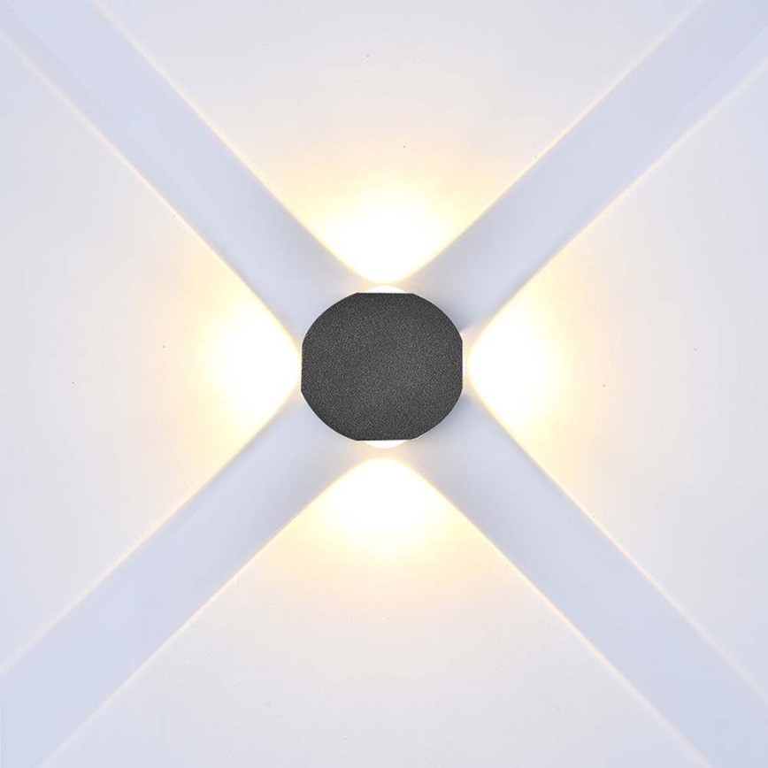 LED spoljno zidno svetlo LED/4W/230V 4000K IP54 crno