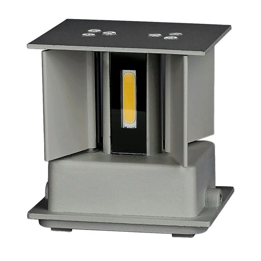 LED Spoljno zidno svetlo LED/5W/230V 4000K IP65 sivo