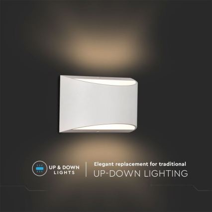 LED spoljno zidno svetlo LED/9W/230V 4000K IP54 belo