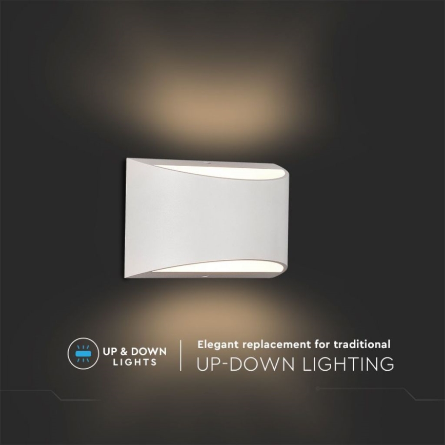 LED spoljno zidno svetlo LED/9W/230V 4000K IP54 belo