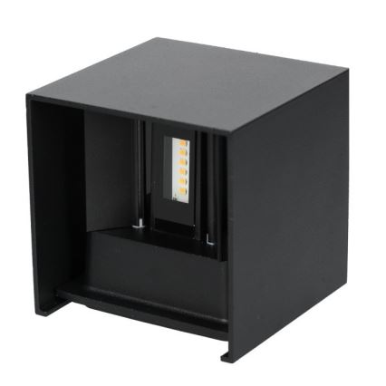 LED spoljno zidno svetlo QUERK 2xLED/3W/230V 3000K IP54 crna