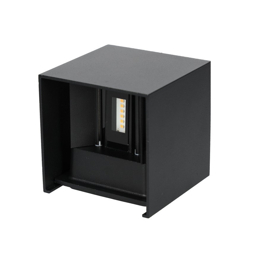 LED spoljno zidno svetlo QUERK 2xLED/3W/230V 3000K IP54 crna