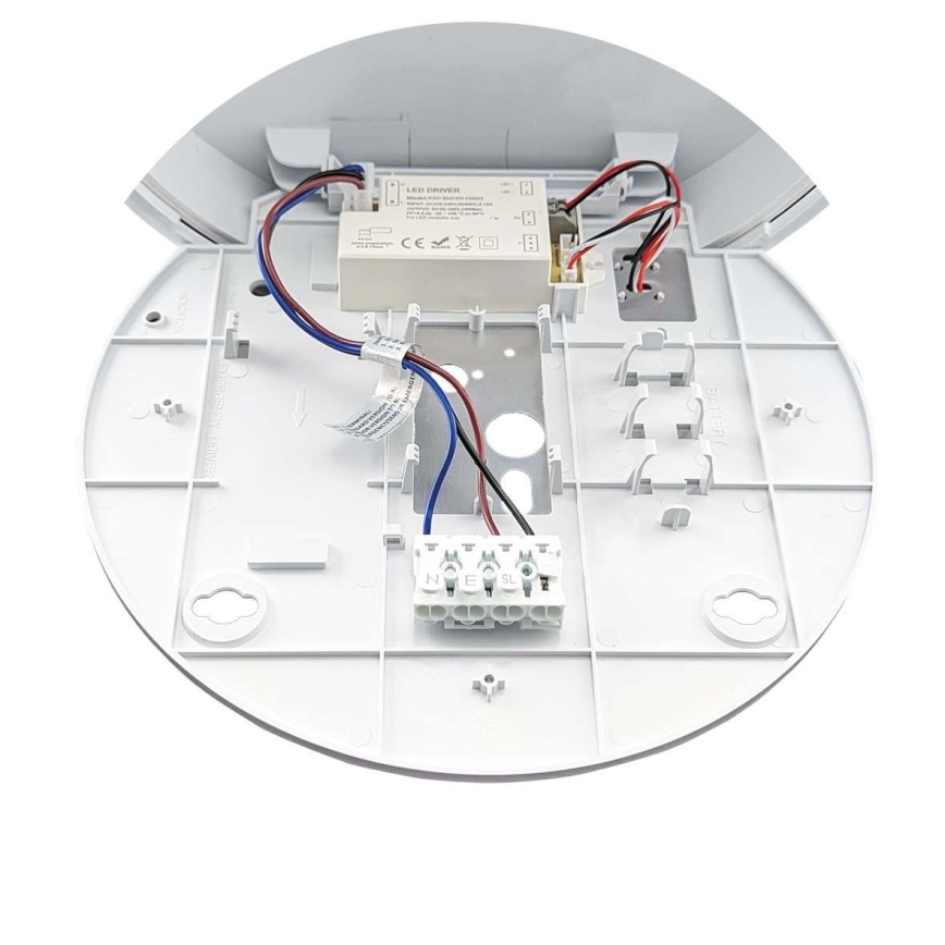 LED prigušiva spoljašnje plafonsko svetlo STROPY LED/12/15/18/22W/230V 3000/4000/6000K IP65 crna
