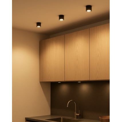 LED spot svetiljka 5W/230V 3000/4000/6400K, prečnik 7,5 cm, crna