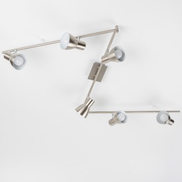 LED spot svetiljka 6xE14/5W/230V, matni hrom