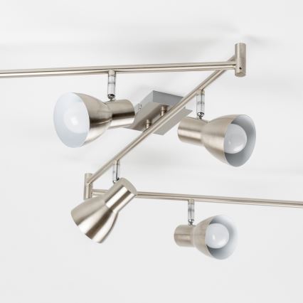 LED spot svetiljka 6xE14/5W/230V, matni hrom