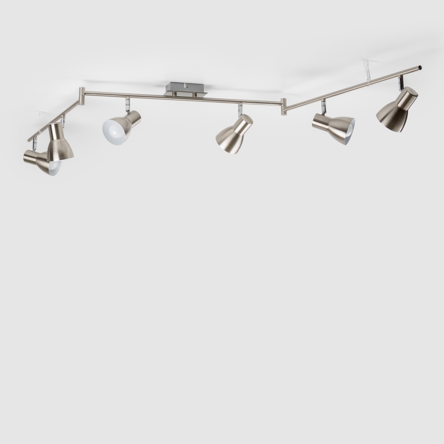 LED spot svetiljka 6xE14/5W/230V, matni hrom