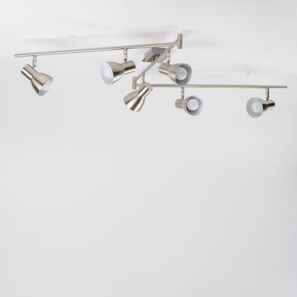 LED spot svetiljka 6xE14/5W/230V, matni hrom