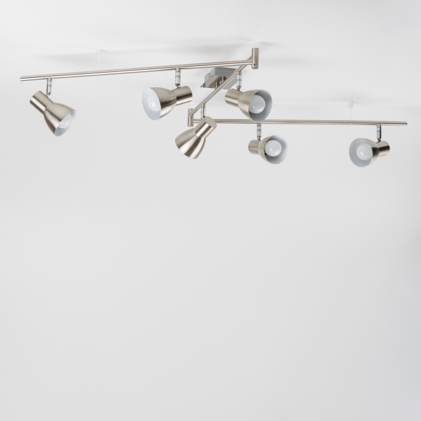 LED spot svetiljka 6xE14/5W/230V, matni hrom