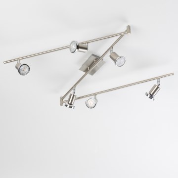 LED spot svetiljka 6xGU10/5W/230V mat hrom