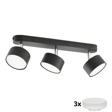 LED spot svetiljka CLARK 3xGX53/10W/230V crna